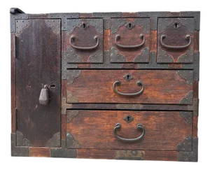 Japanese Meiji Ko-Dansu Drawer Chest, 1900s