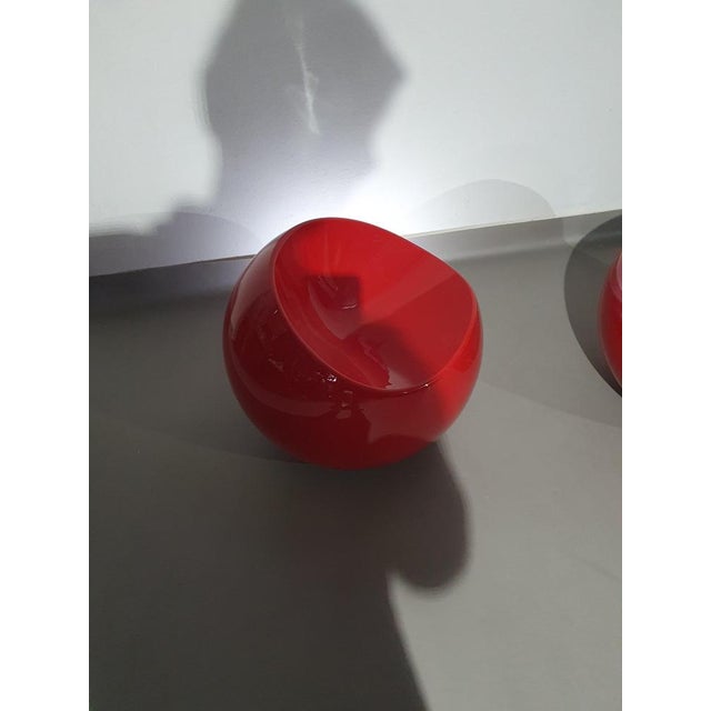 1980s Stone Ball Chairs from Dupont Finn, Set of 2 For Sale - Image 5 of 11