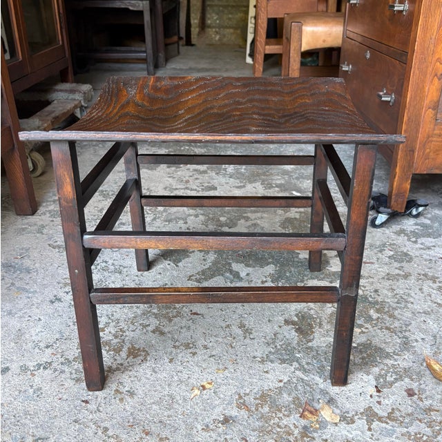 1920s Antique Plain Leg Thebes Stool For Sale - Image 5 of 9