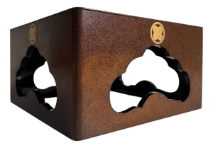 Japanese Lacquered Jubako-Dai Display Stand with Gold Kamon, 1920s