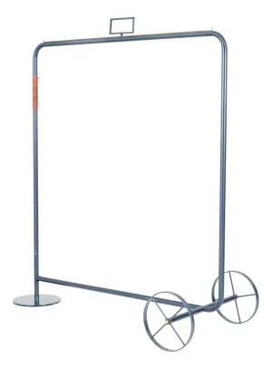 Mid 20th Century Scandinavian Steel Mobile Clothes Rail, 1960s