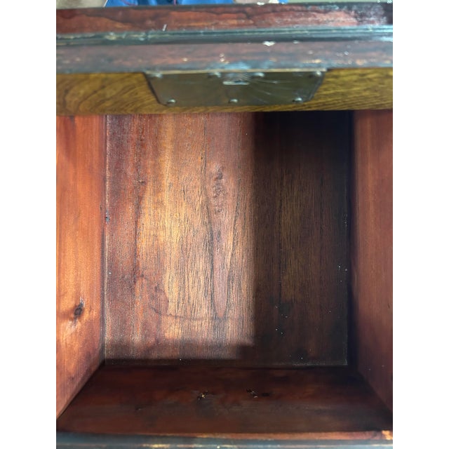 Late 20th Century Korean Jwagyeong, Folding Mirror Zeldova Wood Box With Drawer - 1 Piece For Sale - Image 9 of 10