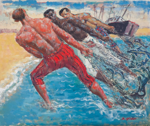 Fishermen - Benjamin Glicker, C. 1930s - 1940s