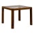 Vintage MCM Scandinavian Design Side Table Smoky Glass Top Dark Wood Accent For Sale
