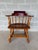 English Vintage Maple Barrel Back Saloon Chair For Sale - Image 3 of 11