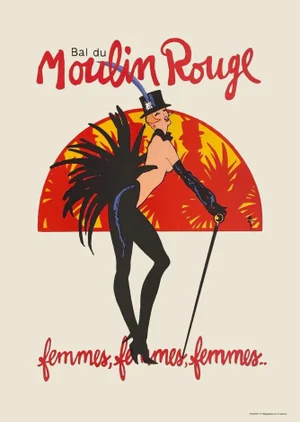2009 "Femmes, Femmes, Femmes" René Gruau Moulin Rouge Lithograph Poster