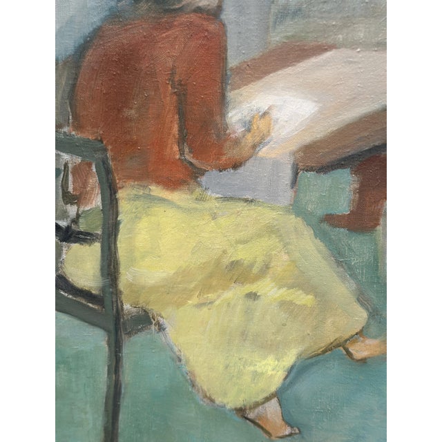 Sigge Ljungkvist, The Letter Writer, 1947, Oil on Canvas, Framed For Sale - Image 13 of 18