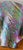 1990s Iridescent “Handkerchief” Art Glass Vase, Oil Slick Finish For Sale - Image 13 of 14