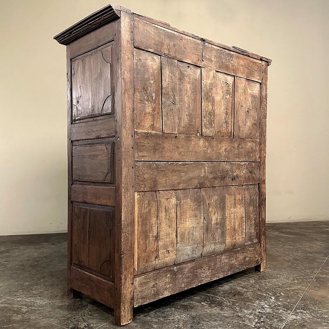 18th Century Rustic Country French Oak Armoire For Sale - Image 18 of 18