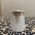 Mid-Century Modern Vintage Mid-Century Porcelain Creamer With Ornate Brown and Gold Floral Band For Sale - Image 3 of 5