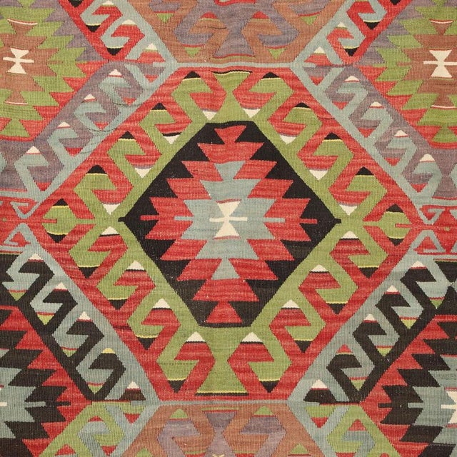 Middle Eastern Kilim Rug For Sale - Image 4 of 9