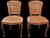 French Pair of Italian Louis XV Style Double Cane Back Walnut Dining Chairs With Hand Caning, Made in Italy, Mid-Century For Sale - Image 3 of 18