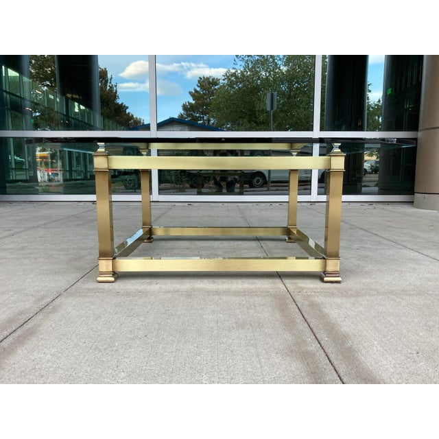 Brass Profile Coffee Table From Mastercraft For Sale - Image 13 of 13