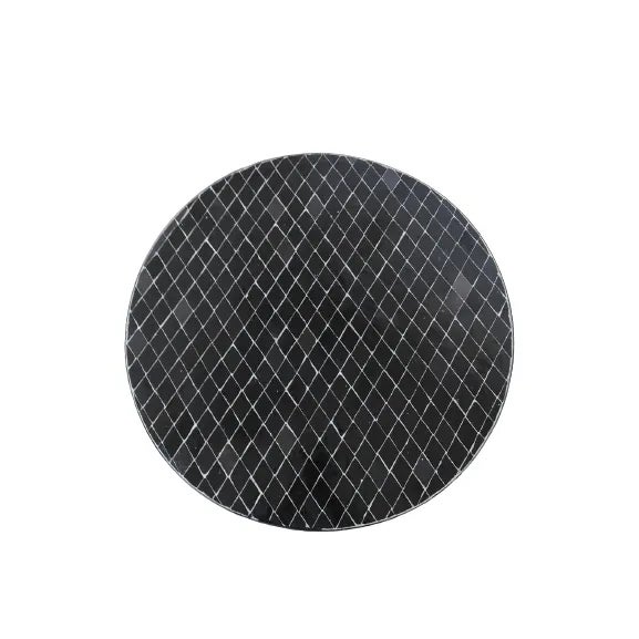 Not Yet Made - Made To Order Contemporary Round Iron Table With Mosaic Artwork For Sale - Image 5 of 6