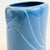 Late 20th Century Postmodern Embossed Periwinkle Ceramic Vase For Sale - Image 5 of 9