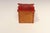 Vintage Folk Art Carved "Cat" Hand-Painted Red and Black Wooden Matchbook Holder For Sale - Image 4 of 13