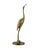 Mid-Century Modern Mid-Century Modern Leonard Brass Crane Figurines (12") For Sale - Image 3 of 14
