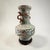 Late 20th Century Large 18" Chinese Famille Rose Porcelain Vase With Dragon Handles & Peacocks For Sale - Image 5 of 12