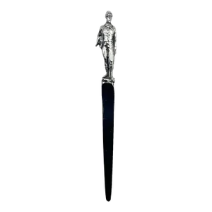 Vintage Tiffany & Co. Sterling Silver Letter Opener Equestrian Horse Jockey Desk
