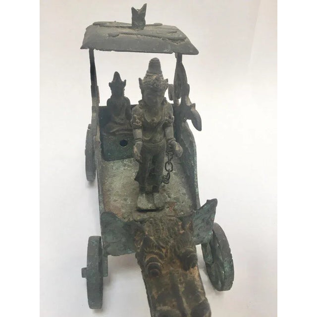 From the Ramakien a Thai Ramayana. A scene from Ramakian or Ramayan, the Indian epic Lakshman riding in a chariot along...