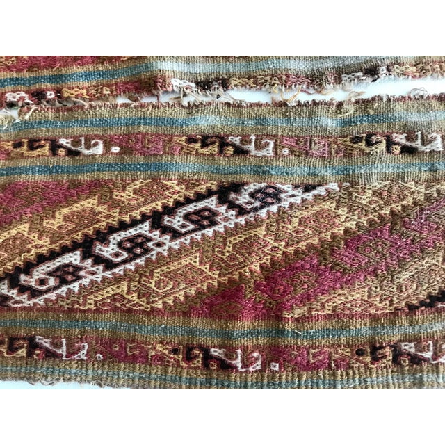 Two Framed Pre-Columbian Textile and Tools Chimu Chancay Culture For Sale - Image 11 of 11