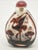 Brown Early 20th Century Antique Carved Overlay Peking Glass Snuff Bottle For Sale - Image 8 of 13