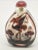 Brown Early 20th Century Antique Chinese Carved Overlay Peking Glass Snuff Bottle For Sale - Image 8 of 13