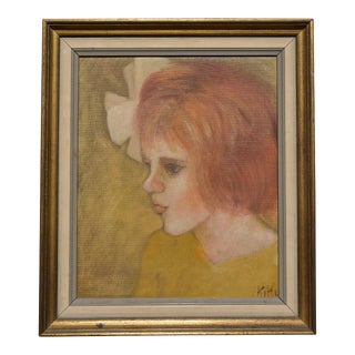 Portrait of a Young Girl by Kiki For Sale
