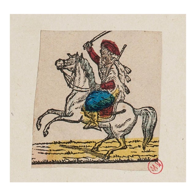 Man on Horseback, 18th Century, Etching For Sale