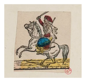Man on Horseback, 18th Century, Etching