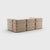 Contemporary Flexible Two-Seater Sofa with Armrests by Ambivalenz, Set of 7 For Sale - Image 3 of 5