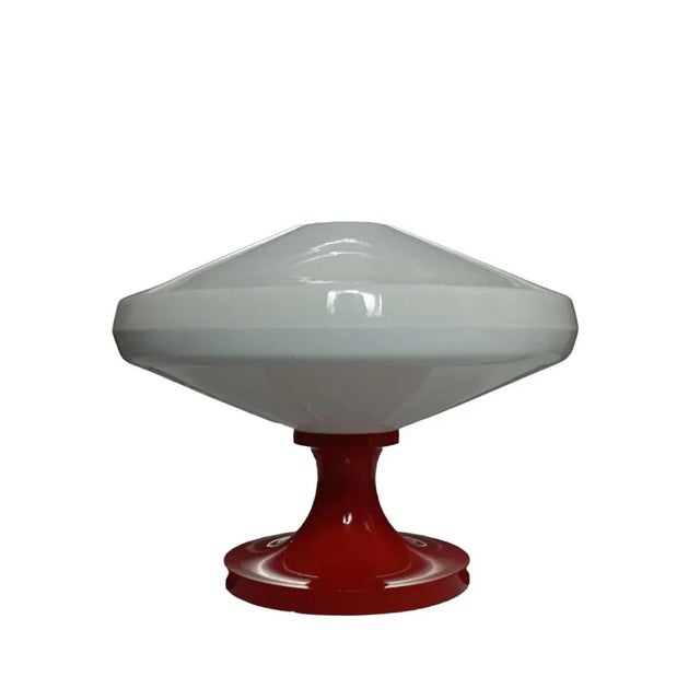Red Space Age Desk Lamp, 1960s For Sale - Image 8 of 8