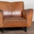 Mid-Century Modern Mid Century Modern Pair of Large Cognac Leather Club Chairs For Sale - Image 3 of 17