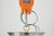 Late 20th Century Restored 9 In. Faceted Crystal Flush Mount Ceiling Light For Sale - Image 9 of 9