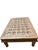 Wood Rustic Modern Carved Chai Coffee Table – Mid Century Whitewashed Wood Accent Table 54 For Sale - Image 7 of 8