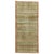 Turkish deco small runner with faded predominant accents in rose, brown green, circa mid-20th century. Measures: 3'6" x...