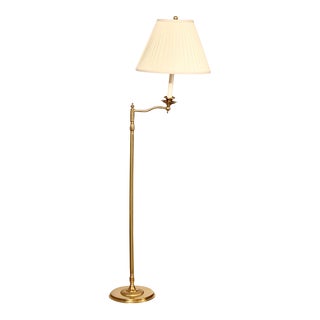 Frederick Cooper Traditional Brass Floor Lamp For Sale