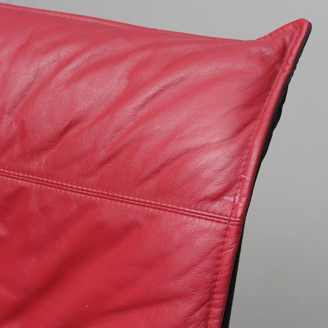 Vintage Chairs in Leather by Tord Björklund for Ikea, 1980s, Set of 2 For Sale - Image 3 of 8