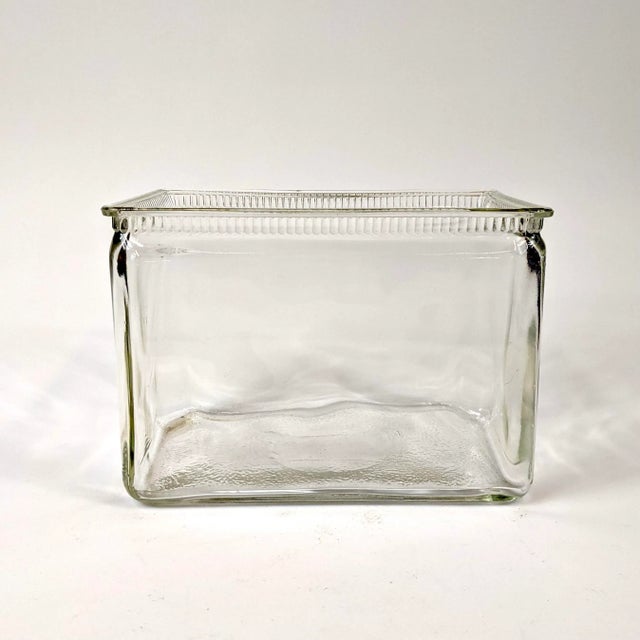 American 20th Century Tall Glass Container or Planter For Sale - Image 3 of 6