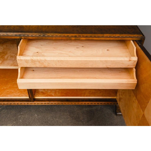 Art Deco Sideboard in Birch For Sale - Image 15 of 18