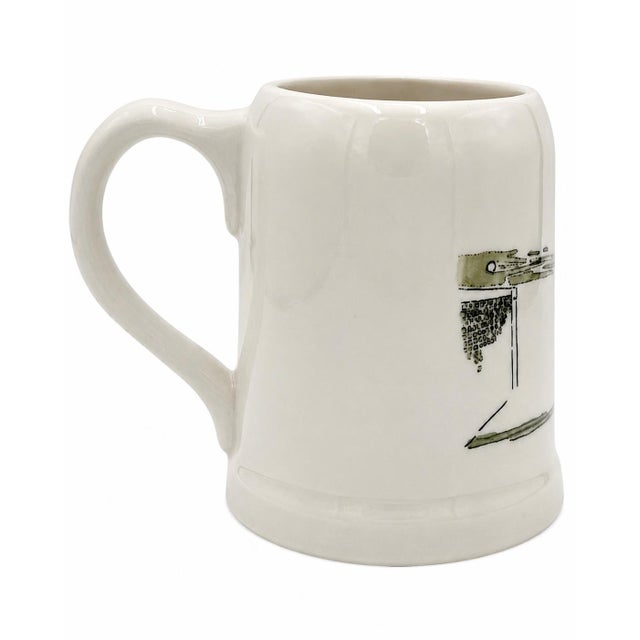 Vintage Paul Brown Tennis Player Ceramic Mug For Sale - Image 4 of 12