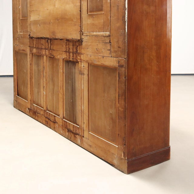 Italian Display Cabinet in Mahogany and Marble For Sale - Image 15 of 16