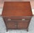 Wood 1930s Refinished Federal Style Mahogany Side Table With Sheet Music Cabinet For Sale - Image 7 of 9