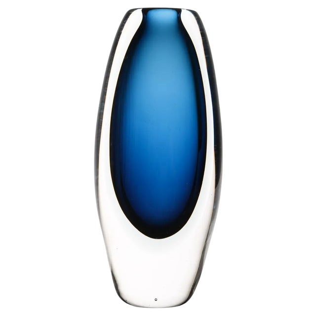 Glass Vase by Vicke Lindstrand, 1960s For Sale