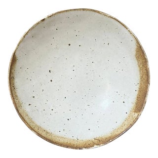 Extra Large Speckled Stoneware Serving Bowl No. 02 For Sale