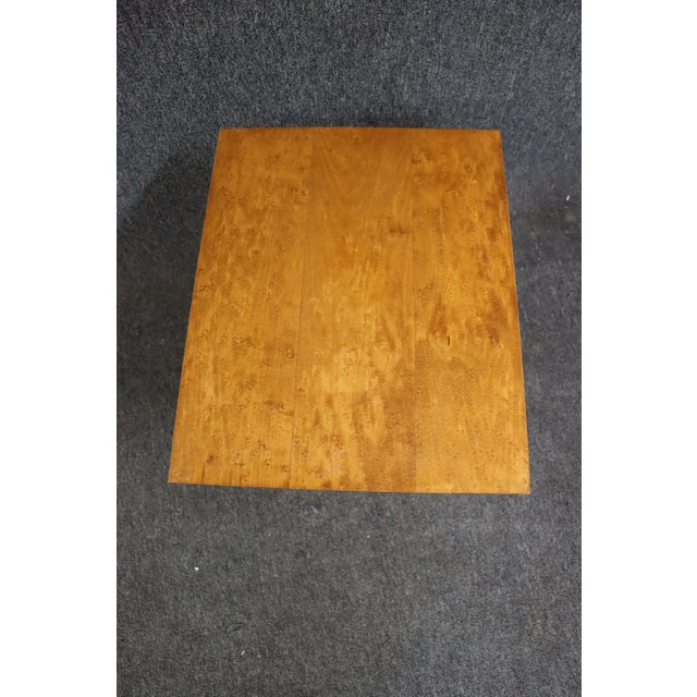 Benchmade Birds Eye & Tiger Maple Side Table For Sale - Image 4 of 8