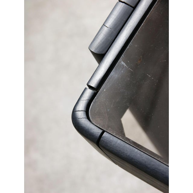 Brown Vintage Nesting Tables by Gianfranco Frattini, 1970s, Set of 2 For Sale - Image 8 of 18