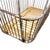 Vintage French Metal Bakery Cart Long Industrial Bread Trolley Rolling Laundry Basket, 1920s For Sale - Image 6 of 8