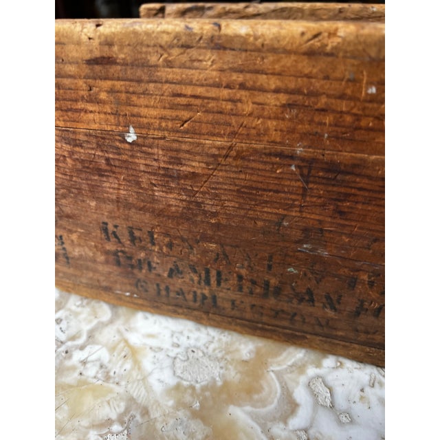 South Carolina Antique Wooden Box For Sale In Atlanta - Image 6 of 11