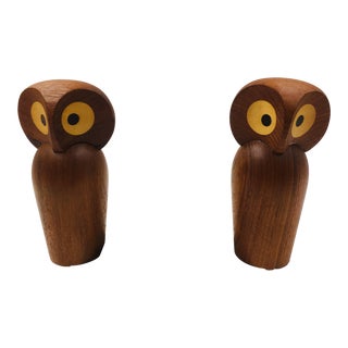 Danish Skjode Skjern Teak Bookends - a Pair For Sale
